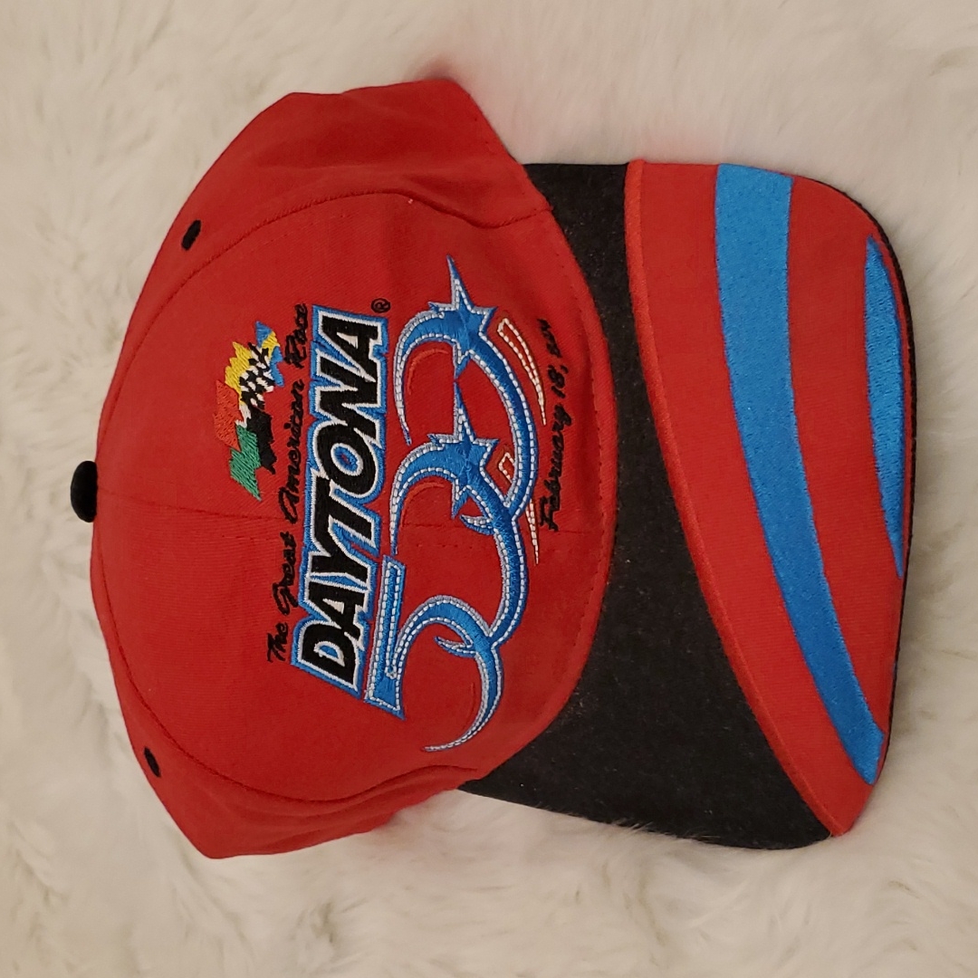 Vintage Nascar Daytona 500 Baseball Hat Cap Embroider Adjustable Vintage Nascar Daytona 500 Baseball Hat Cap Embroider Adjustable